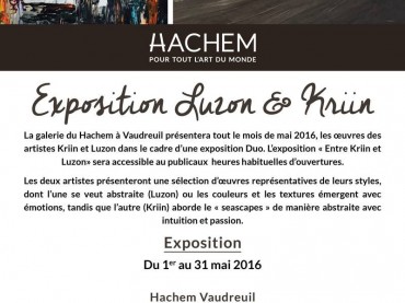 Exposition au Hachem Vaudreuil